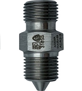 Adapters - HPM (male) to Reverse HPM (male)1 F250C