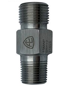  NPT (male) to Reverse HP (male) Adapters(9/16) 1/4