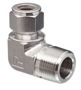 BSP Taper Male Elbow For metric tube Standard1/8 3mm