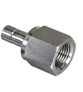BSP Taper Female Adapter For metric tube standard connection1/8 3mm