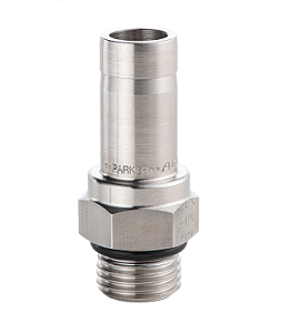 Tube End to SAE Straight Thread Adapter For fractional tube 3/8 7/16-20