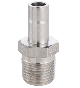 NPT Male Adapter For metric tube standard connection1/8 3mm