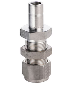 Tube End Bulkhead Adapter For fractional tube standard1/8