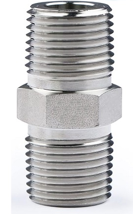  FF Pipe Nipple NPTF / NPTF - Male to Male-1/8-27 1/8-27