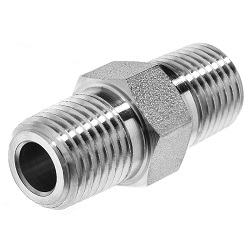  FF33M BSPT Pipe Nipple BSPT / BSPT - Male to Male-1/8-28 1/8-28