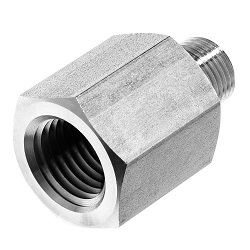 FHG4 Conversion Adapter NPTF / BSPP - Male to Female-1/4-19 1/4-18