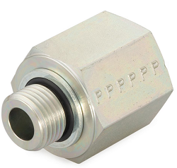 F8OHG5 Conversion Adapter Metric-ORR / SAE-ORB-7/16-20 M10x1