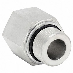 F8OHG Conversion Adapter Metric-ORR / NPTF1/8-27 M10x1.0