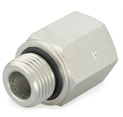  F4OHG Conversion Adapter BSPP-ORR / NPTF - Male to Female-1/8-27 1/8-28