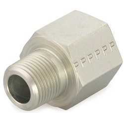 F3HG5 Conversion Adapter BSPT / SAE-ORB - Male to Female-7/16-20 1/8-28