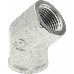DD45 45° Female Pipe Elbow NPTF / NPTF - Female to Female-1/4-18 1/4-18