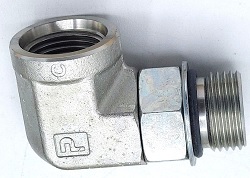 AOEG5 Straight Thread Elbow SAE-ORB / SAE-ORB - Male to Female-7/16-20 7/16-20