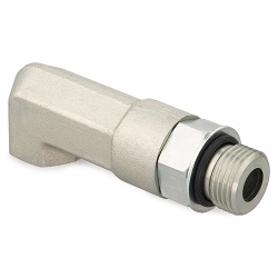 AOE4G Extra Long Female Pipe Elbow NPT / SAE-ORB - Female to Male-3/4-16 3/8-18