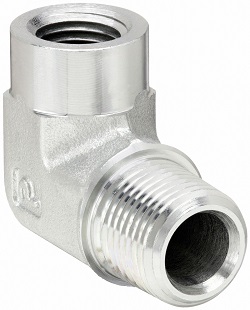 CD Street Elbow NPTF / NPTF - Male to Female Connection-1/4-18 1/8-27