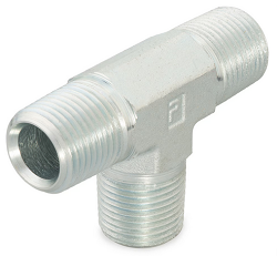 RRS Male Pipe Tee NPTF (all three ends)0.78 1/8-27