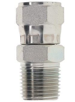  F6X Swivel Connector 37° Swivel / NPTF - JIC tubing fitting1/4 1/8 - 27