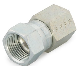 G6X Swivel Nut Female Connector 37° Swivel / NPTF1/4 6