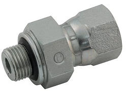 F68OMX Swivel Metric ORR Connector Metric-ORR / 37° Swivel1/4 6