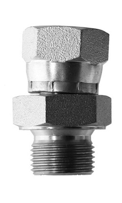  F682EDMX Metric-ED / 37° Swivel - JIC tubing fitting1/4 6