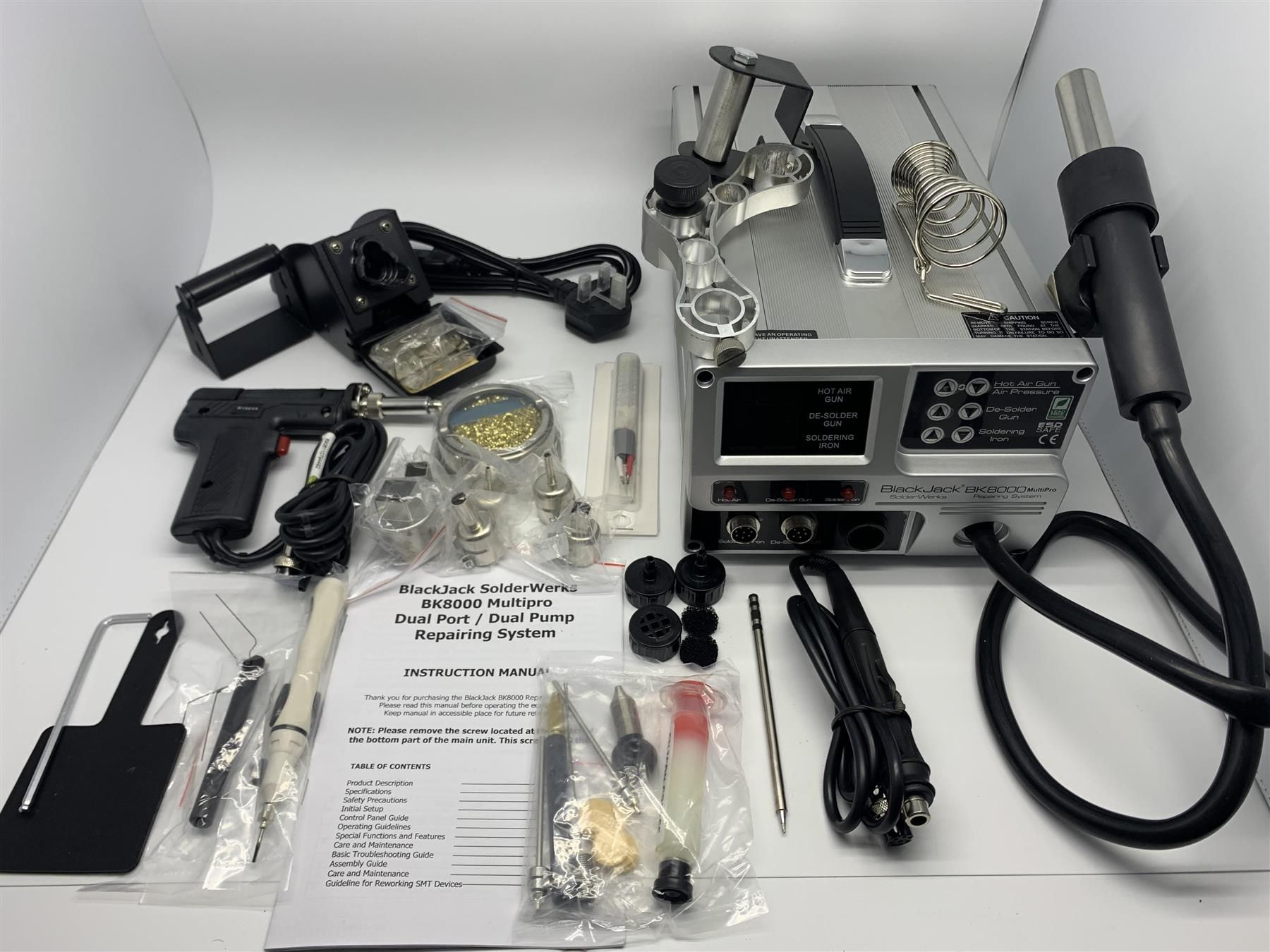 BlackJack BK8000 Multipro - Deluxe High-Powered Dual Pump Re-Work Multi-Tool 