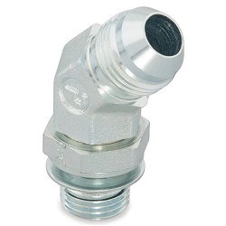 V87OMX Male 45° Elbow – ISO 6149 37° Flare / ISO 61491/4 6