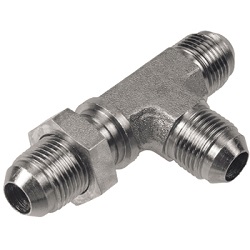 WJJTX Bulkhead Run Tee 37° Flare (all three ends)-11/16 1/4