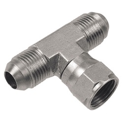 S6X Swivel Nut Branch Tee 37° Flare / 37° Flare / 37° Swivel1/4