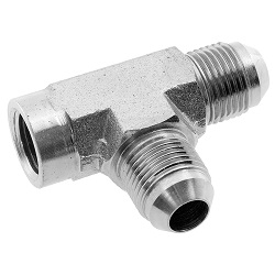 MTX Female Run Tee 37° Flare / NPTF / 37° Flare1/4 1/8 - 27