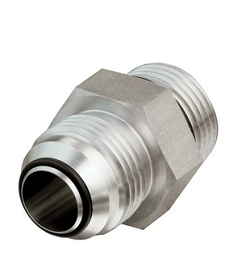 F5OXO Straight Thread Connector 37° Flare / SAE-OR1/4 7/16 - 20