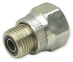  TRLON Tube End Reducer ORFS Swivel - One Piece Design (With Crimp Nut)-1/4 3/8