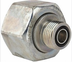  TRLON Tube End Reducer ORFS Swivel - Two Piece Design (With Large Nut)-1/4 3/8