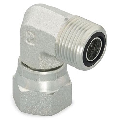 V6LO 45° Swivel Nut Elbow ORFS / ORFS Swivel6  - 1/4