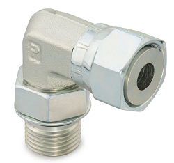 AOEL6 Straight Thread Swivel Elbow ORFS Swivel / SAE-ORB1/4 7/16 - 20