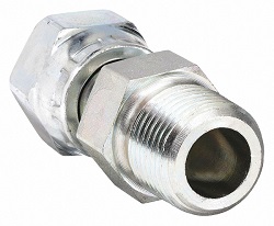 F63P4 Swivel Male Connector 60° Swivel / BSPT-1/4-19 1/4-19