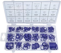 Blue Fluorosilicone O-ringsfrom 6 mm O.D. to 20 mm O.D 