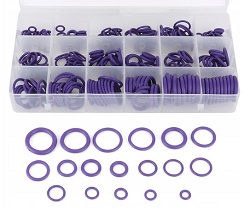  Purple O-rings Kitfrom 6 mm O.D. to 20 mm O.D 