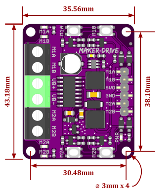 Maker Drive1a H Bridge