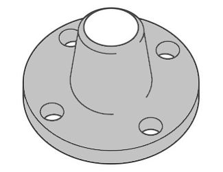 Welded neck flanges